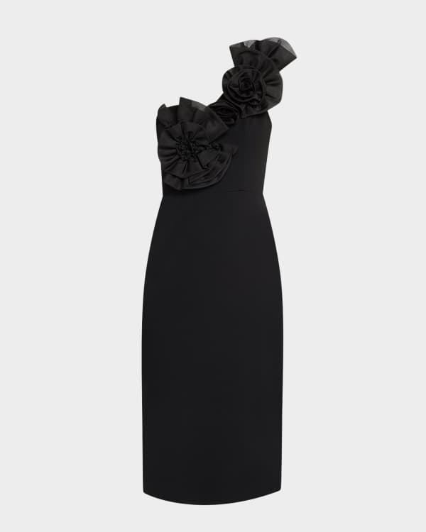 Aidan Mattox Beaded Trapeze Sleeveless Mini Cocktail Dress | Neiman Marcus