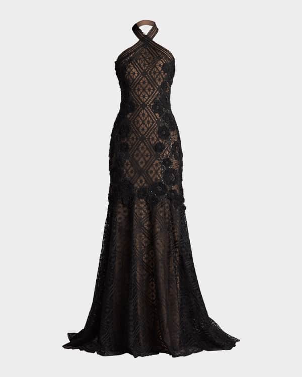【Tadashi Shoji】LEARY DRAPED ONE-SHOULDER GOWN ブラック Leary Draped One-Shoulder Gown | Tadashi Shoji