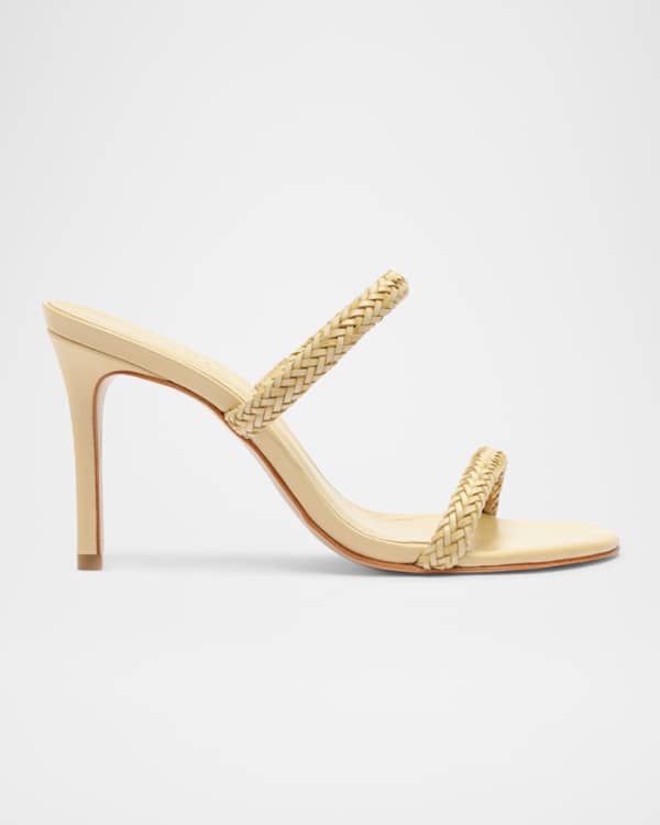 【関税込み】Paris Texas タン＆ブラック Lara 50 ミュール Paris Texas Lara Leopard Slide Mule Sandals | Neiman Marcus