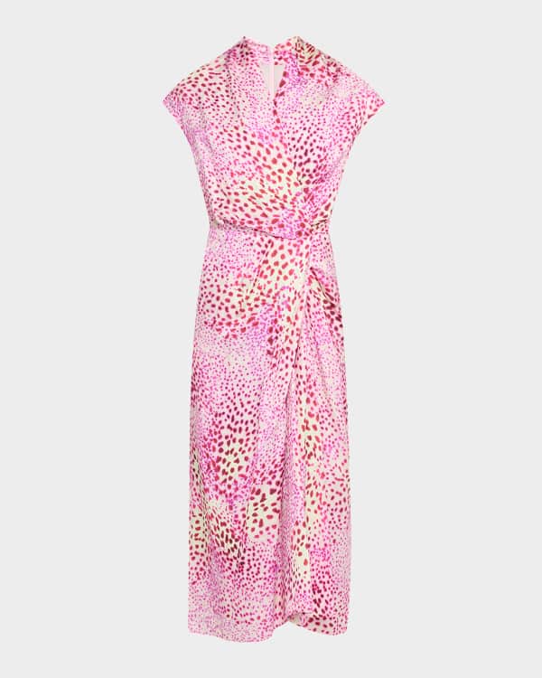 【Dries Van Noten】デゾス フローラルプリント ミディドレス DRIES VAN NOTEN - 希少 サイズ42 ドリスヴァンノッテン