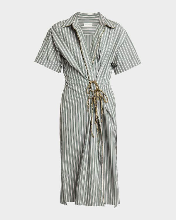 Loewe Anagram Pocket Tunic Dress | Neiman Marcus