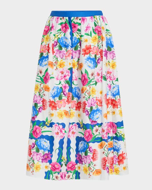 arch4 Gabriela Ribbed Cashmere Midi Skirt | Neiman Marcus