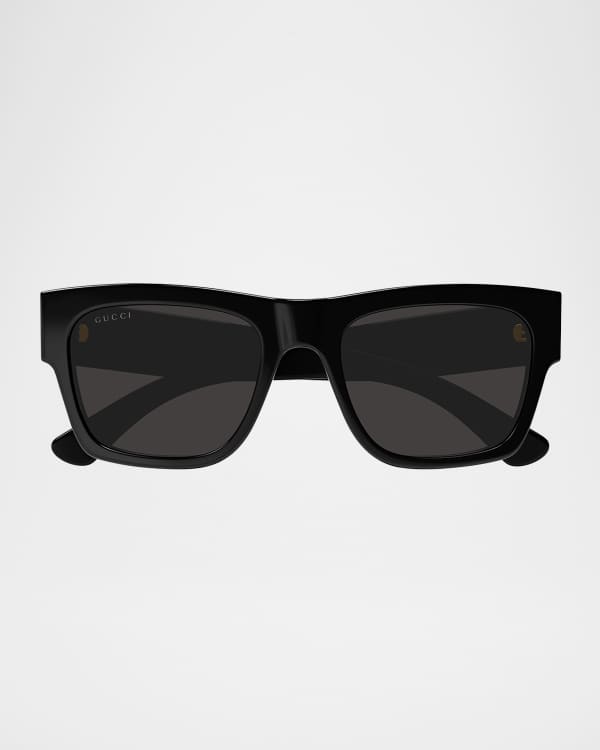 Men's GG Monogram Shield Sunglasses