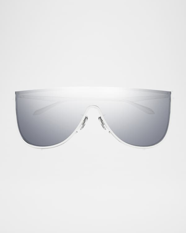 ALAIA AA0087S Shield Acetate Sunglasses | Neiman Marcus