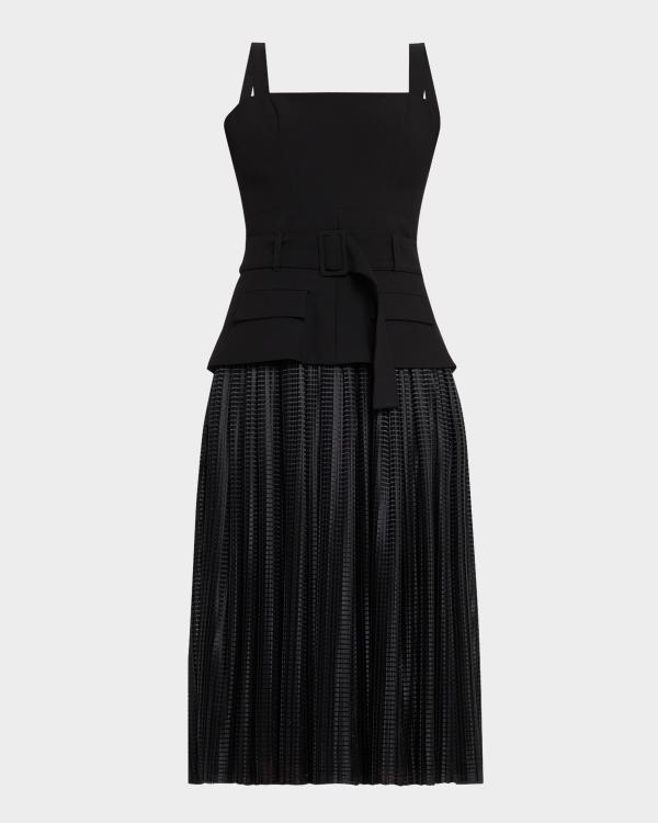 black halo cut out dress Black Halo Vivi Midi Dress in Black
