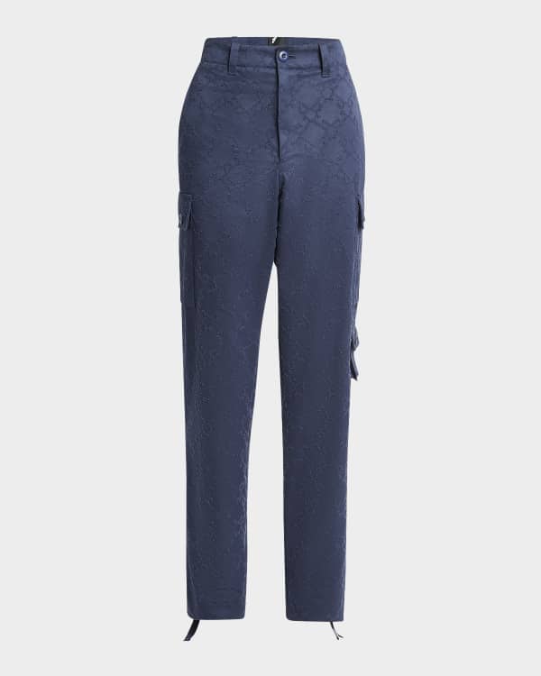 Greg Lauren Men's Paneled Zip Cargo Pants | Neiman Marcus