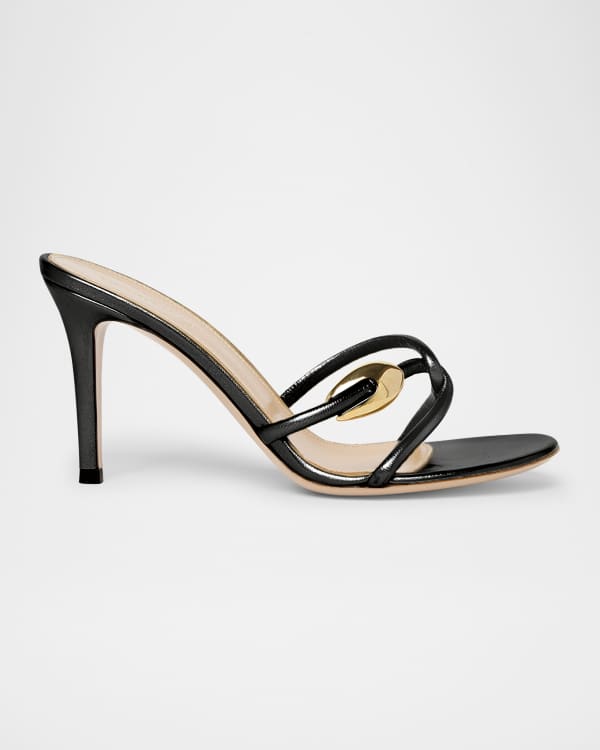 Gianvito Rossi Bijoux Mules 85 | Neiman Marcus