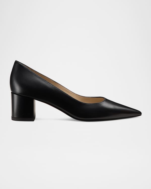 Maeve Suede Block-Heel Pumps