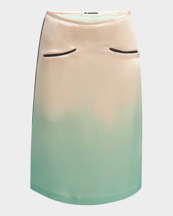 スカート BALMAIN HIGH WAIST FIVE BUTTON SEE THROUGH KNIT MIDI SKIRT Balmain High Waist Five Button See Through Knit Midi Skirt