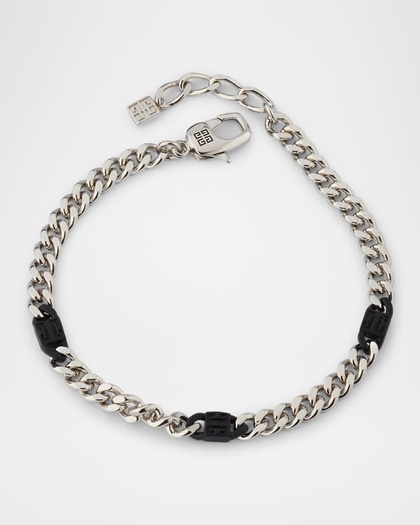 ブレスレット Givenchy BN206FF047 G CUBE COLORED LEATHER Bracelet Givenchy Men's G Cube Glow-In-The-Dark Bracelet | Neiman Marcus