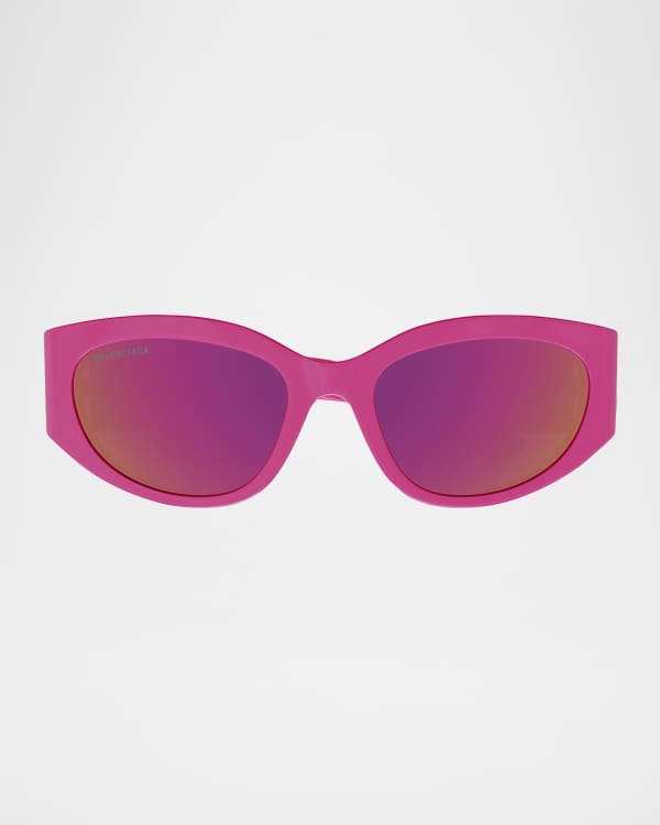 サングラス BALENCIAGA SAND ACETATE SUNGLASSES Balenciaga Acetate Oval Sunglasses | Neiman Marcus