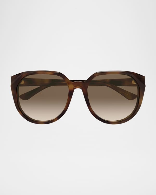 Women's Acetate Sunglasses Beige/Blue - Chloe main image 0