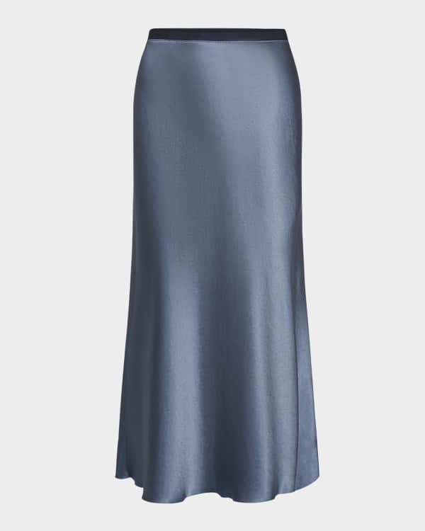 関税.送料込 MAX MARA Leisure Alessio サテンスカート MAX MARA LEISURE スカート ALESSIO サテン (Max Mara LEISURE