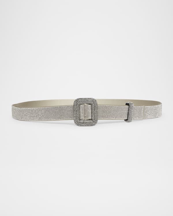 【関税込み】BY FAR ブラック Quadro ナッパレザー ベルト BY FAR Quadro Calf Leather Belt | Neiman Marcus