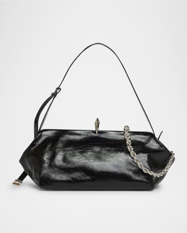 Benedetta Bruzziches Kate Flap Leather Shoulder Bag | Neiman
