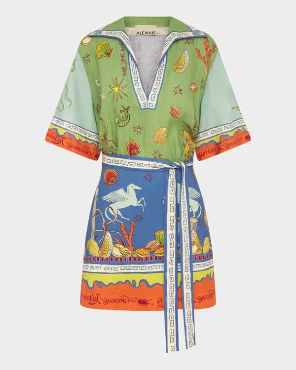 Flores Floral Mini Dress