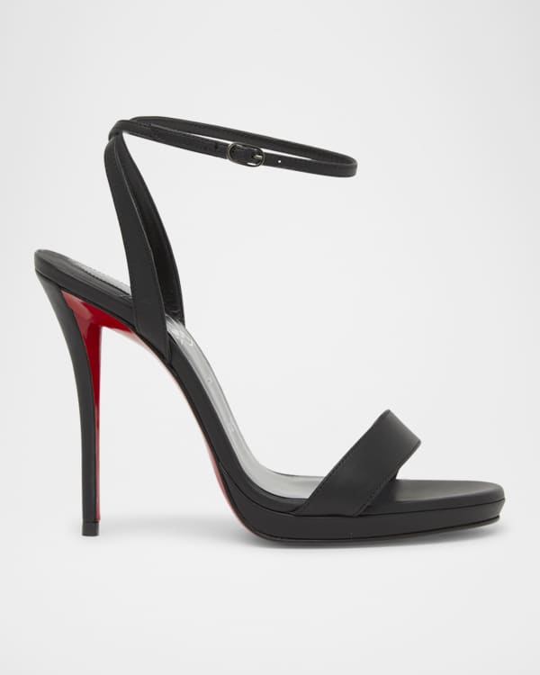 サンダル・ミュール AQUAZZURA 'Milagros' sandals Aquazzura Milagros Crystal Suede Grosgrain Ankle-Strap