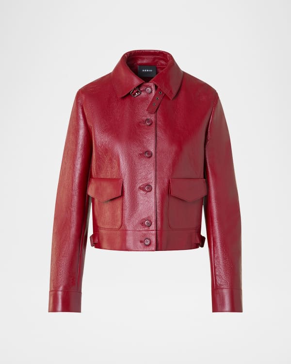 レザージャケット・コート BRUNELLO CUCINELLI RED LEATHER JACKET 0400021692385_RUBY?wid=600&hei