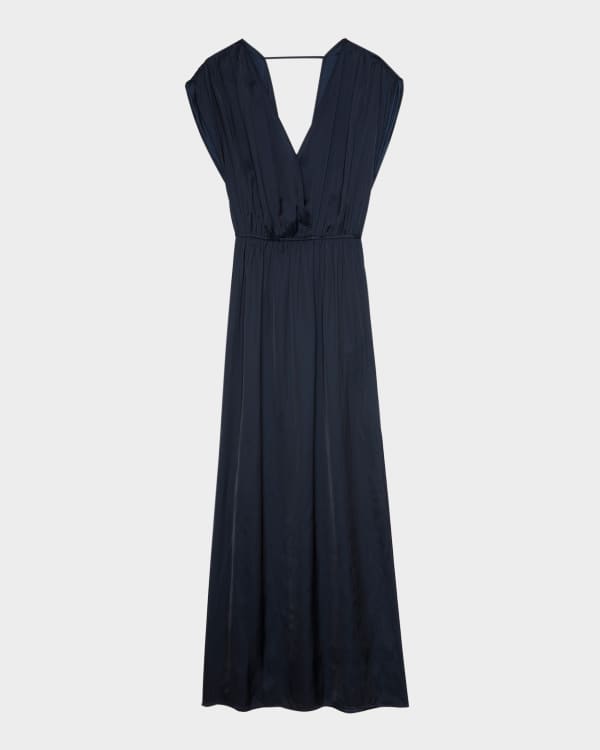 Versace Jeans Couture Asymmetric Knit Maxi Dress | Neiman Marcus