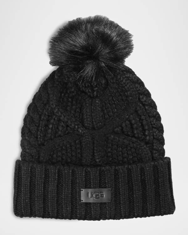 UGG 3-D Logo Beanie Light Grey One Size at Amazon Women's
