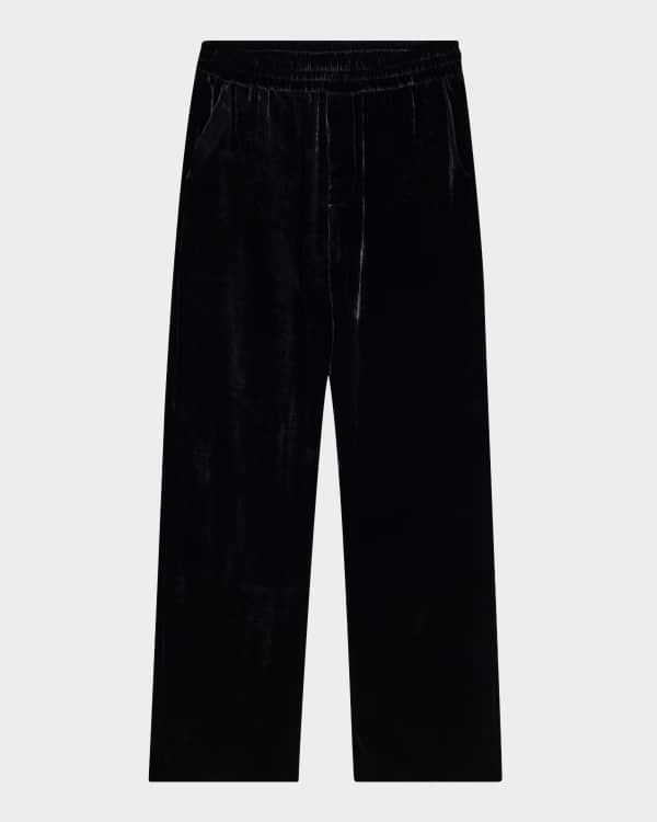 Dries Van Noten Men's Potter Laser-Cut Camo Baggy Pants