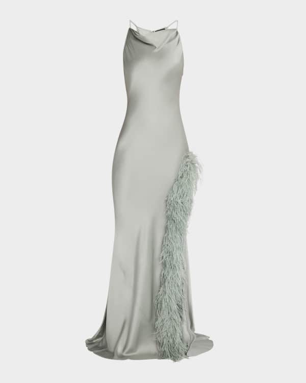 Giambattista Valli Pleated Off-The-Shoulder Silk Georgette
