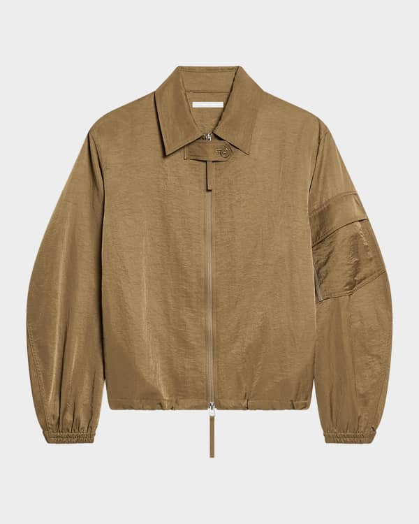 Theory Luxe New Divide Cashmere Bomber Jacket | Neiman Marcus