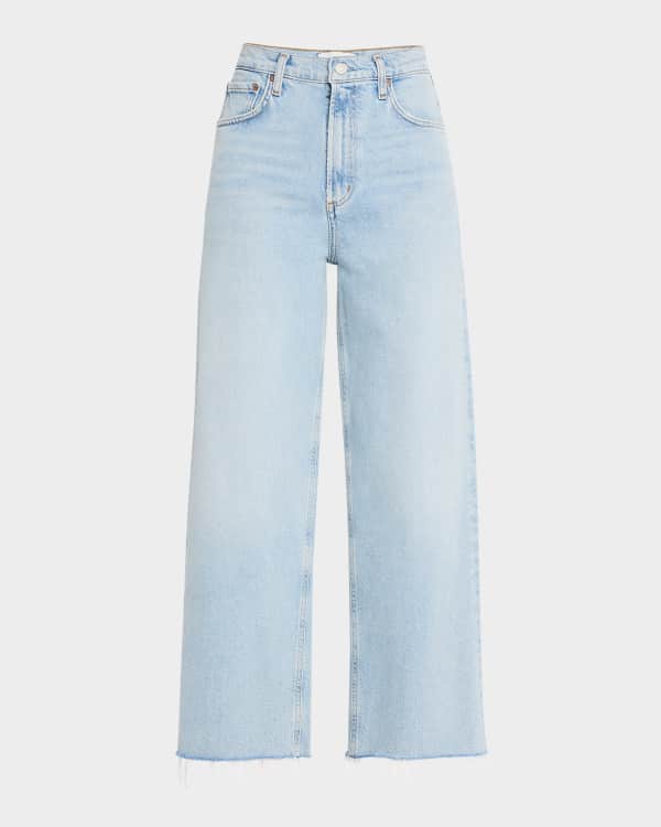 AGOLDE Dame High Rise Wide-Leg Jeans | Neiman Marcus