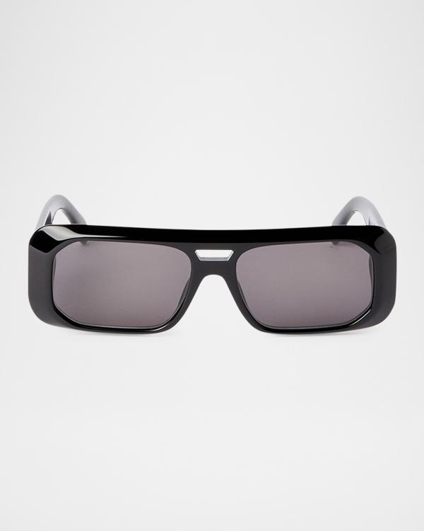 Palm Angels MALIBU Sunglasses PERI10KS25PLA0012507 RED acetate Cat eye Palm Angels Angel Cat-Eye Embossed Logo Sunglasses | Neiman  main image 3