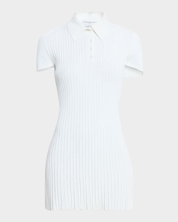 Givenchy Logo Fit-Flare Mini Polo Dress | Neiman Marcus