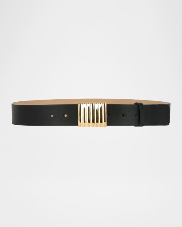 McQueen Laser-Cut Cage Corest Belt | Neiman Marcus