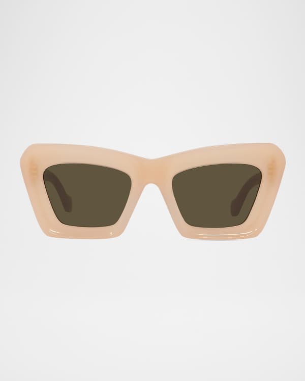 Miu Miu Mirrored Acetate Cat-Eye Sunglasses | Neiman Marcus