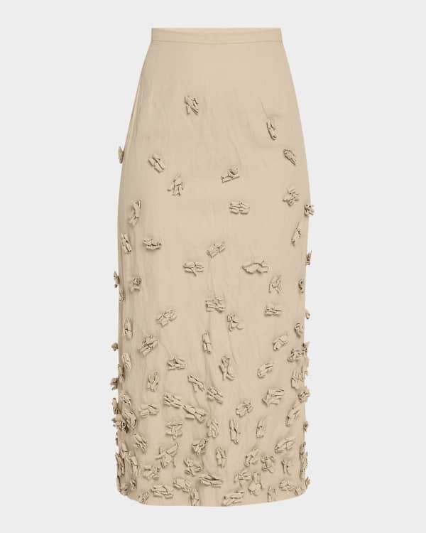 Dries Van Noten Salbina Floral-Print Midi Skirt with