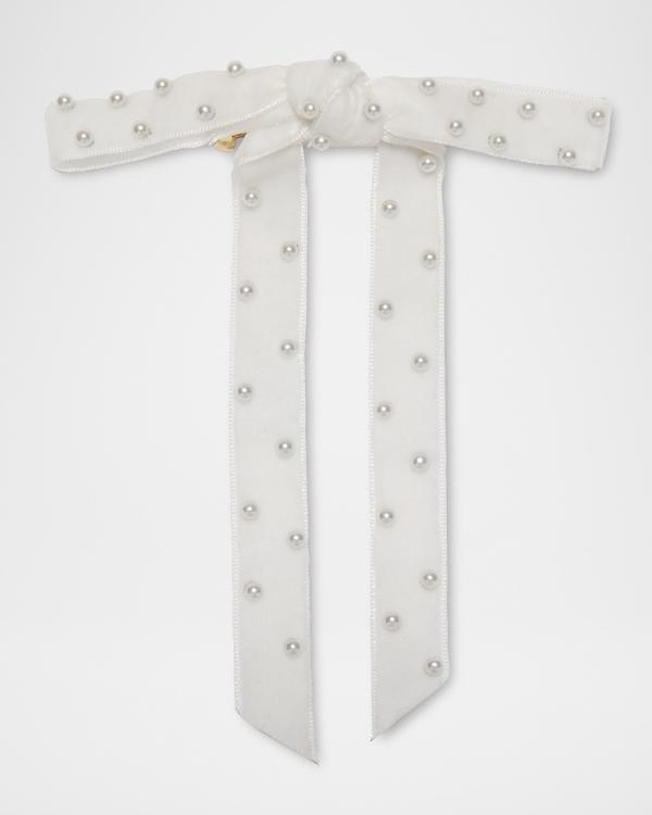 Lele Sadoughi Embellished Tweed Knotted Headband | Neiman Marcus display picture 1