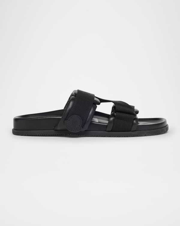 VALENTINO＞＞ダブルストラップ スリッポン スライド Valentino Garavani Anywhere Metallic Dual-Buckle Slide