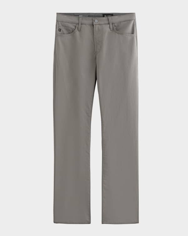 パンツ Dsquared2 Silk And Cotton Blend Trousers With Ironed Crease Dsquared2 Men's Cotton-Silk Cigarette Pants | Neiman Marcus