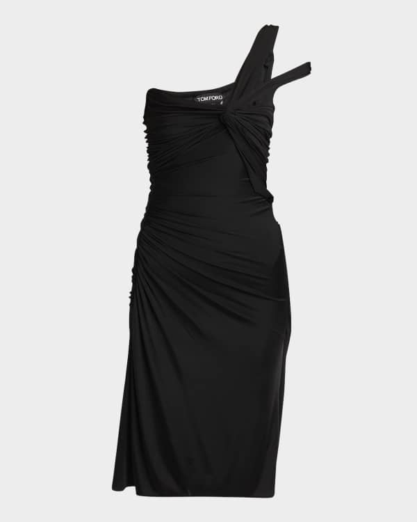 TOM FORD Ruffled Halter Mini Dress | Neiman Marcus