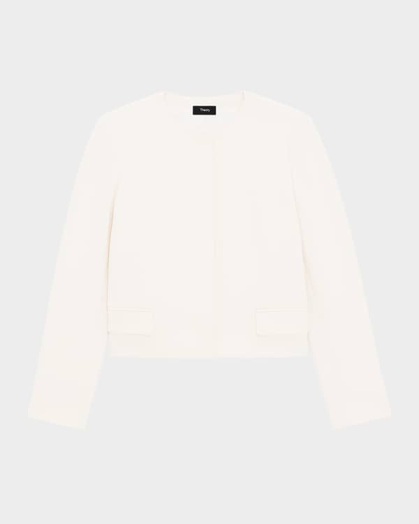 高い信頼 厚い信頼 Theory New Divide Wool-Cashmere Varsity Jacket | Neiman Marcus ジャケット・アウター