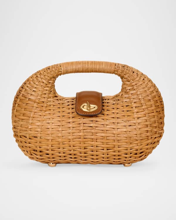 Cult Gaia Kazia Flap Leather Crossbody Bag | Neiman Marcus