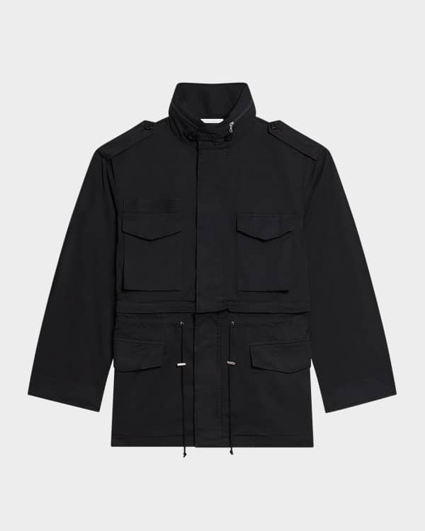 ZEGNA Men's Reversible Mock-Neck Blouson Jacket | Neiman Marcus