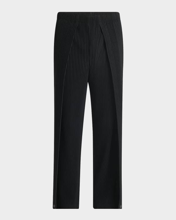 Homme Plisse Issey Miyake Men's Pleated Straight-Leg
