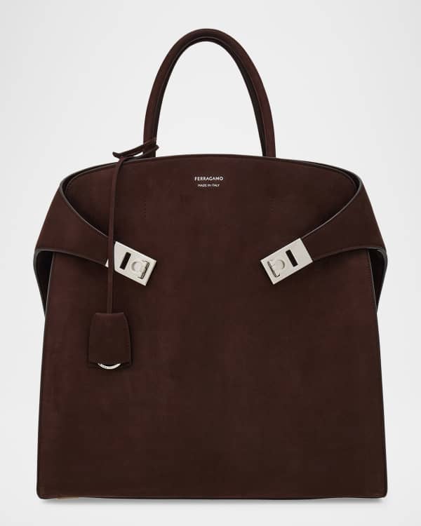 ビジネスバッグ・アタッシュケース Ferragamo HUG BUSINESS BAG Borsa a spalla Hug soft bicolore (M) - Donna | Ferragamo