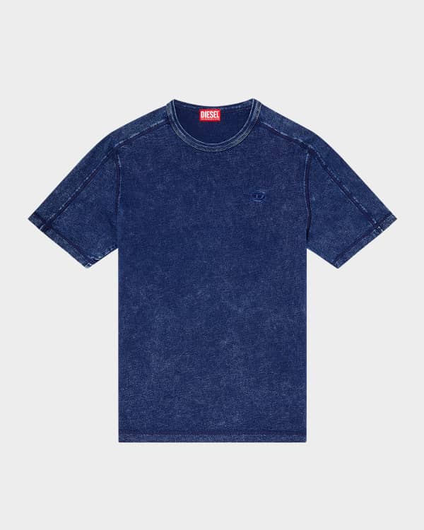 Men's T-Boxt-Peel Destroyed Logo T-Shirt