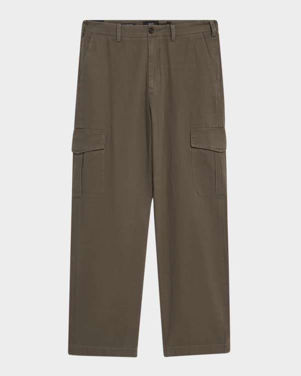 Theory Men's Straight Twill Cargo Pants | Neiman Marcus