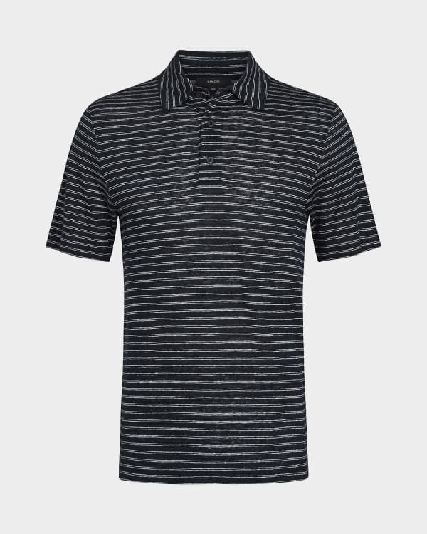 Tシャツ・カットソー Theory SS25 kayser polo s.anemon (O0199504 100) Theory Men's Anemone Kayser Jersey Polo Shirt | Neiman Marcus