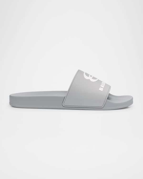 Balenciaga x Crocs Men's Rubber Slide Sandals | Neiman Marcus