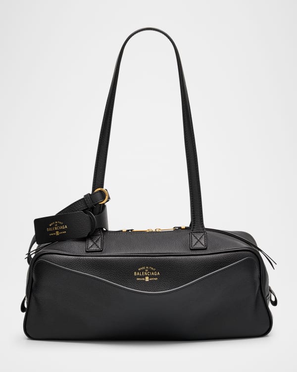 Balenciaga Essex Small Monogram Shoulder Bag | Neiman Marcus