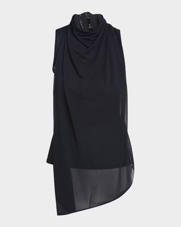 Courrèges Satin Square Top M Camisoles