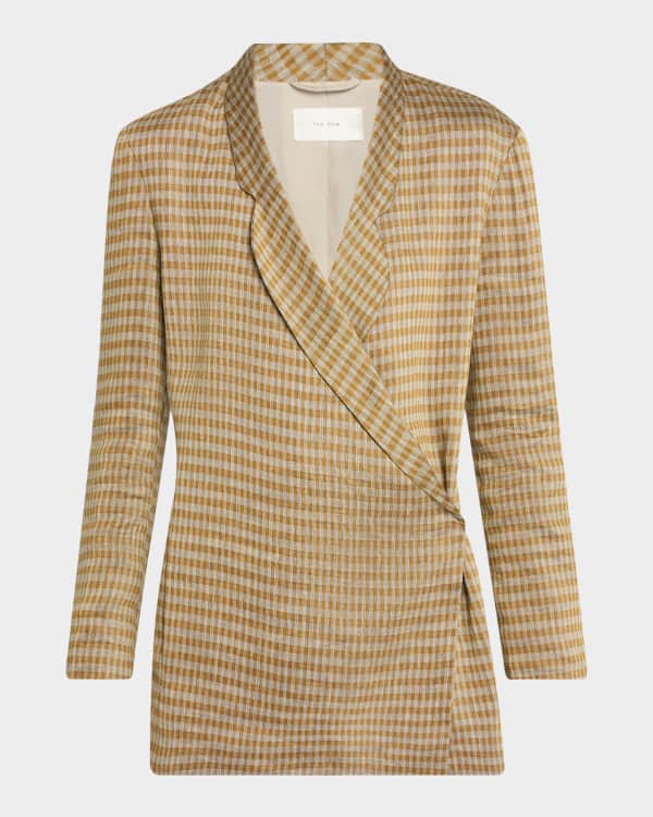 【関税&送料込】Chloe Mustard Wool Blazer Silk blazer in yellow - Chloe | Mytheresa