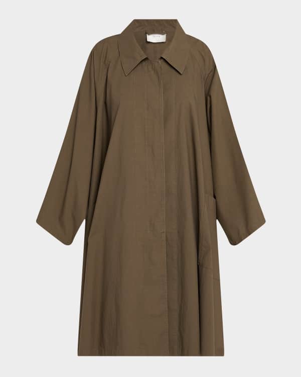 【国内発送】THE ROW トレンチコート Frank corduroy-trimmed THE ROW Frank corduroy-trimmed cotton-canvas jacket | NET-A